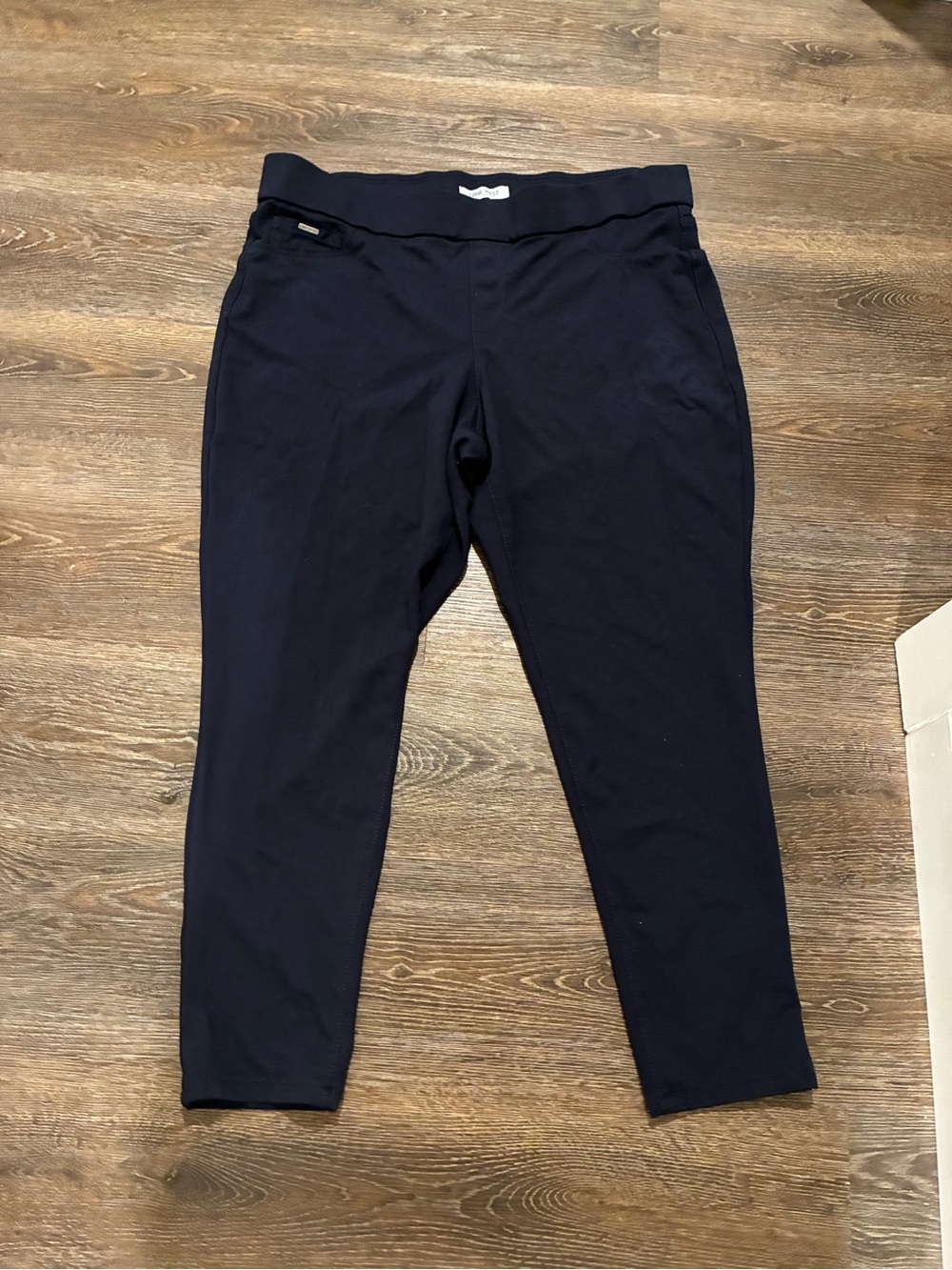 Nine West Navy Skinny Ponte Pants